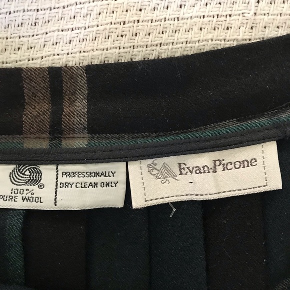 Pleated plaid Skirt - Picture 4 of 5